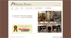 Desktop Screenshot of expressframes.net